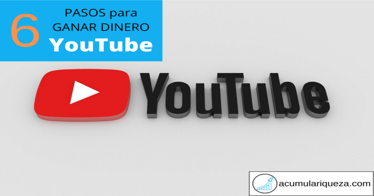 ¿Cómo Se Puede Ganar Dinero Con YouTube?: 6 Pasos Para Empezar